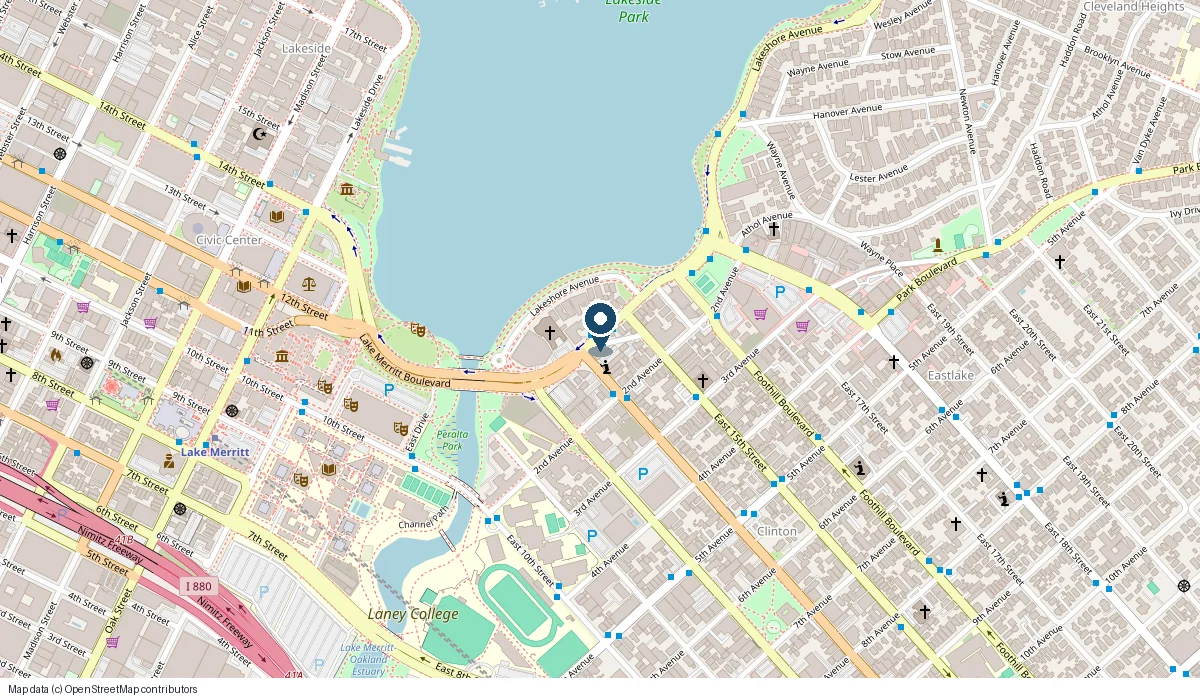 Map showing the location of Quach's Locksmith
